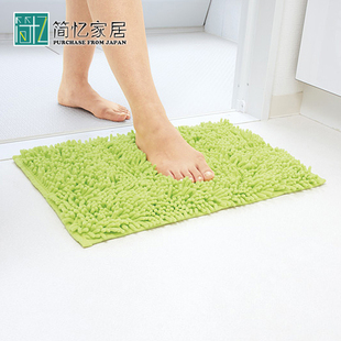 日本LEC超细纤维地垫脚垫浴室防滑垫卫生间吸水垫卫浴垫家用防滑