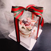 68101214寸全透明蛋糕盒芭比裱花，翻糖蛋糕慕斯芝士蛋糕盒
