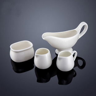 欧式牛排汁斗糖缸陶瓷小奶盅迷你奶缸奶罐蜂蜜奶杯咖啡牛奶壶奶勺