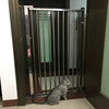 定制免打孔不锈钢宝宝安全门栏婴儿童楼梯口防护栏宠物隔离栅栏门