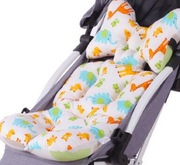 婴儿推车棉垫全棉宝宝伞车配件儿童餐椅手推车纯棉垫通用童车坐垫