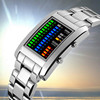 时刻美手表潮流男士创意个性LED非主流防水学生时尚腕表男表1103