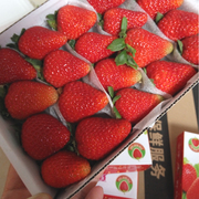 下市草莓蛋糕草莓新鲜草莓 水果花草莓偏酸草莓山东四盒