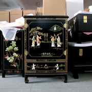 扬州漆器厂现代中式新古典(新古典)家具，柜子玄关柜门厅柜鞋柜装饰柜