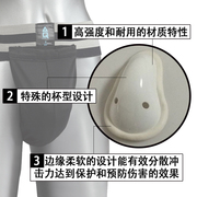 AQ运动护裆跆拳道散打泰拳摔跤拳击防撞内裤男足球守门员护具防踢