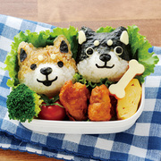 日本arnest正版柴犬饭团，模具宝宝餐可爱造型，模具小狗狗造型