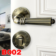 磁吸静音锁美式简约青古铜简欧磁力室内门锁卧室门锁执手锁分体锁