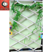 装置艺术绿植栅栏 挂饰 花架花器壁挂幼儿园环境布置装饰60-110CM
