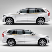 VOLVO 沃尔沃 车贴 XC-90 改装汽车车身 车门贴纸拉花 白色