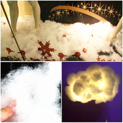 婚庆高档雪棉花人造雪场景柜台辅助道具圣诞雪棉DIY雪景装饰云朵