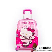 儿童拉杆箱旅行箱包18寸万向轮可爱KT猫女孩行李箱卡通行李箱