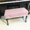 琴梦棉麻钢琴凳罩、双人钢琴防尘凳罩、单人升降琴凳套