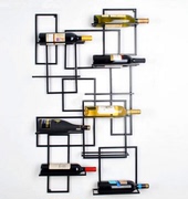 创意红酒架壁挂家用葡萄酒展示架酒瓶架吧台酒杯架倒挂墙上悬挂架