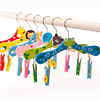 幼儿园走廊创意挂饰布置*教室，环境区角材料，*木质卡通动物衣架吊饰