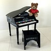 销dufeng30键儿童早教小钢琴 木质翻盖小钢琴音乐玩具厂