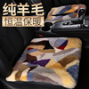 冬季羊毛坐垫汽车坐垫，单片椅子垫三件套后排垫真皮毛加厚冬天座垫