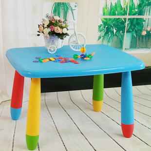 幼儿园桌椅 塑料桌椅儿童学习桌游戏桌书桌 宝宝桌子卡通 长方桌