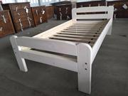 嘉利金典美式田园乡村纯实木床单人床简约现代床一米宽加厚儿童床