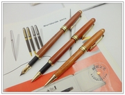 纯实木圆珠笔签字笔木纹钢笔 木头水笔 高档红木花梨木笔