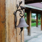 欧式铸铁工艺品铁艺门铃，手摇铃树枝小鸟，铃铛家居装饰品壁饰