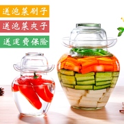 泡菜坛子大号酱菜储物罐玻璃家用透明加厚无铅密封罐四川腌菜坛子
