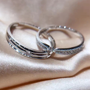 18k白金钻石戒指情侣对戒男女戒订婚求婚戒指一对价配证书
