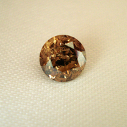 唐秋珠宝裸钻70分真钻石褐色，彩钻裸石定制镶嵌18k黄金首饰戒指