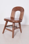 老榆木餐椅韩式实木椅子餐桌餐椅简约中式榆木家具老榆木舒服椅子