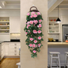 仿真花藤条假花藤蔓塑料，花藤室内客厅墙壁，壁挂吊篮装饰花植物墙面