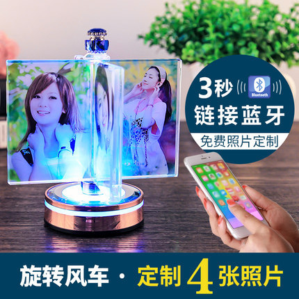 水晶旋转风车