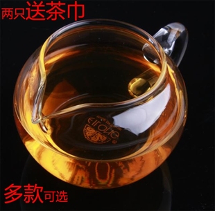 耐热玻璃茶海公道杯，分茶器功夫茶具配件，公平茶道可加热加厚