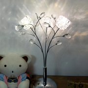 欧式水晶台灯创意时尚现代简约台灯，卧室床头灯美式台灯奢华装饰