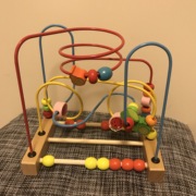 大号水果串珠绕珠玩具 宝宝婴幼儿早教益智力玩具0-1-2-3岁