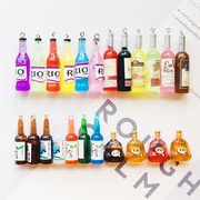 迷你小酒瓶子 XO韩国清酒洋酒红酒饮料树脂手机壳材料包食玩配件