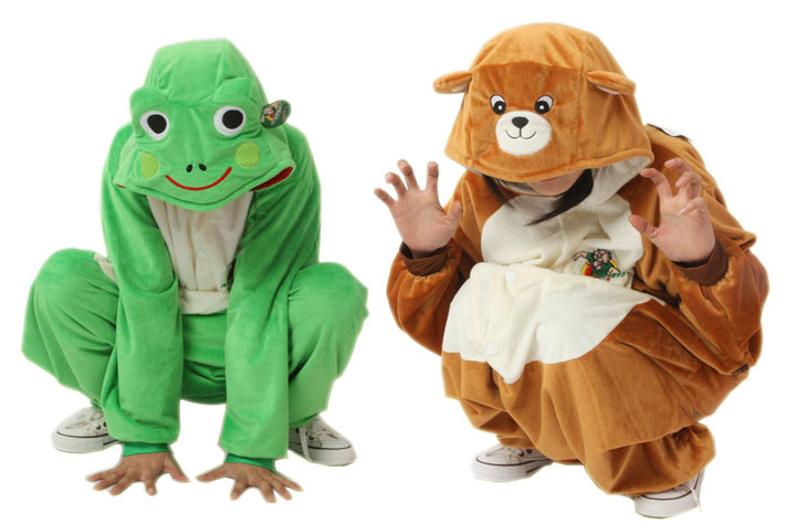 可爱春装cosplay连帽裤衣服 <em>卡通</em>连体<em>毛绒睡衣</em>