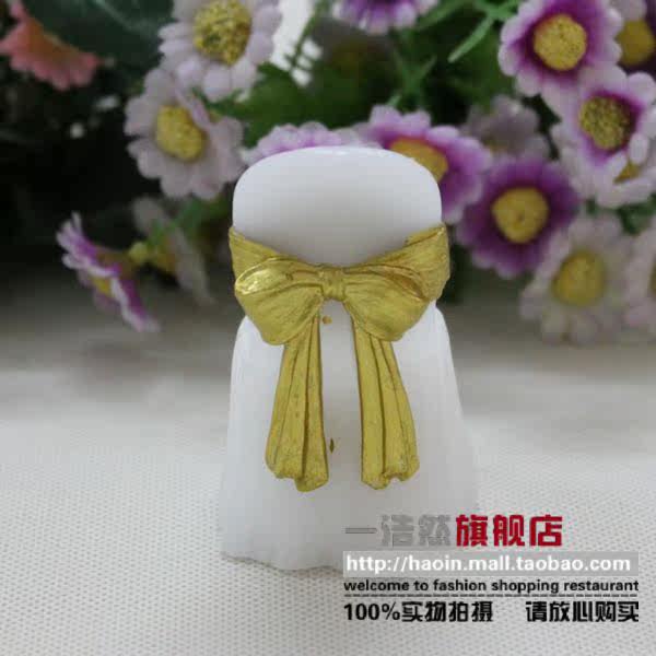Haoin Romantic couples on Valentines day candle creative wedding Chair return a salute accessories wedding candles wedding gifts
