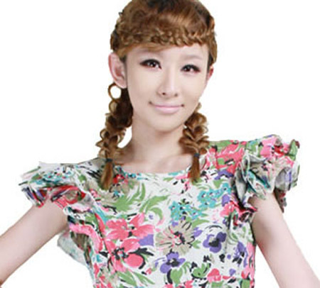 波西米扎头发的方法视频亚异域风情<em>发型</em>秀_a