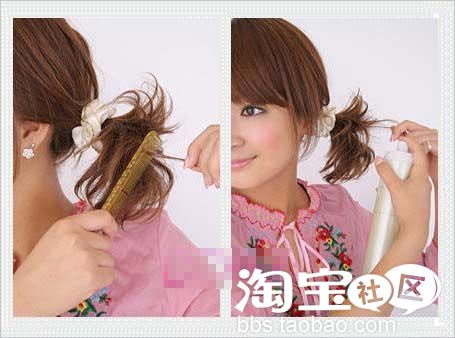 <em>小女孩发型设计</em>超卡哇伊的日系发髻减龄<em>10岁</em>