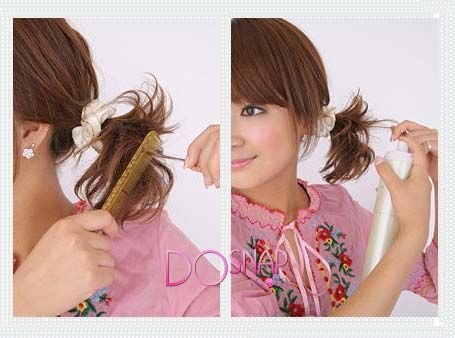 低调可爱日系发髻减龄如何编<em>头发11岁</em>_jf7ui32