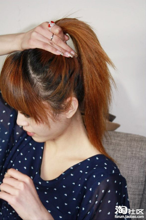 夏天绝美超深咖啡色<em>头发</em>的<em>图片</em>大花苞头!人见